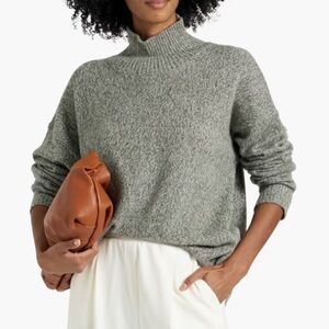Max Mara Leisure 100% Fornovo wool mock turtleneck sweater XL